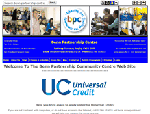 Tablet Screenshot of bennpartnership.org.uk